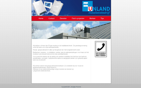 Installatie bedrijf Unland
